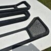 Raw Map Pocket Length Lower Door Trim W/ Grille Pr.