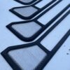 Raw Map Pocket Length Lower Door Trim W/ Grille Pr.