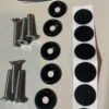 Fender Bolt Kits. M6X30 Stainless Bolts, Aluminum Beauty Washers. for Foxbody's 79-93