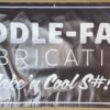 fiddle fart fabrication fab Merchandise Merch garage banner