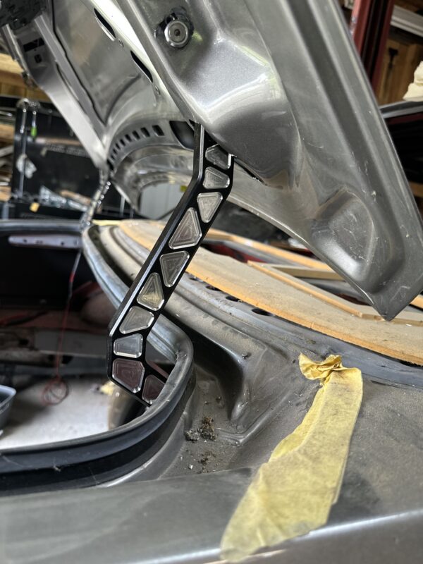 ****PRE-SALE**** 79-93 Mustang Coupe Billet Aluminum Trunk Hinges w/ Gas Strut. ****PRE-SALE**** - Image 4