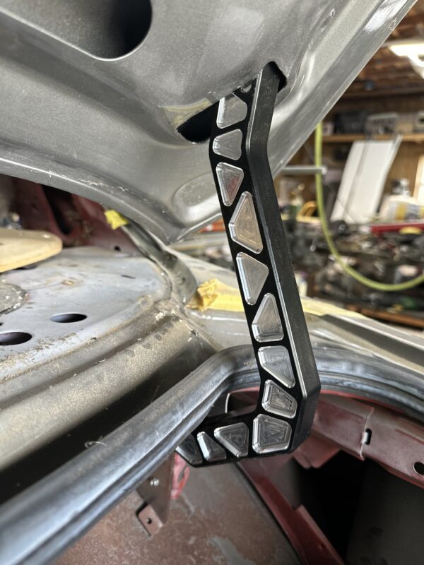 ****PRE-SALE**** 79-93 Mustang Coupe Billet Aluminum Trunk Hinges w/ Gas Strut. ****PRE-SALE**** - Image 2