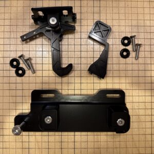 Billet Hood Safety Latch & Latch Plate. FITS 79-93   ****COMBO DEAL****