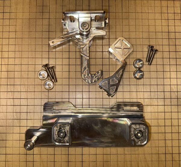 Billet Hood Safety Latch & Latch Plate. FITS 79-93   ****COMBO DEAL**** - Image 2